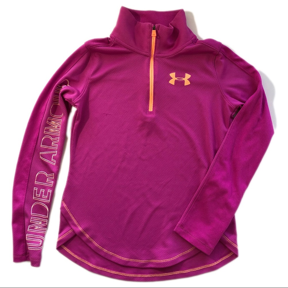 Under Armour Girls 1/4 Zip Top